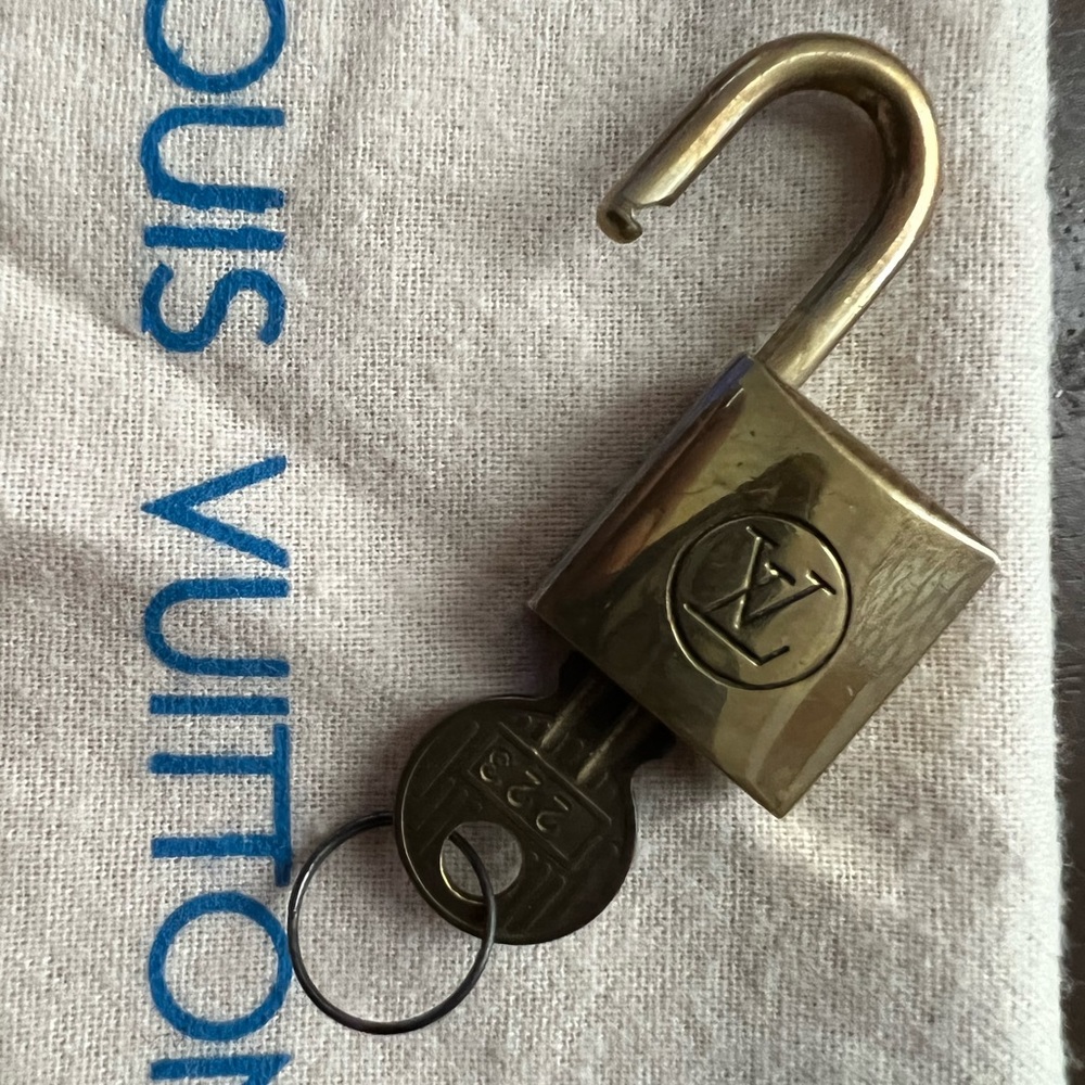 Authentic Louis Vuitton Lock and Key